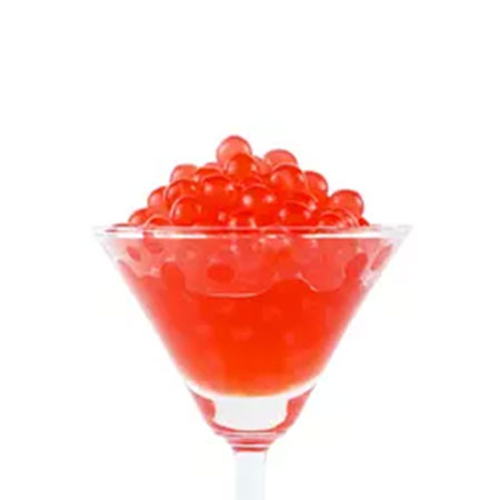 ផ្លែទទឹម Popping Boba - Pomegranate Flavor
